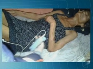 Idosa encontrada em maus tratos