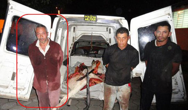 Manoel  juntamento com dois comparsa em roubo de gado