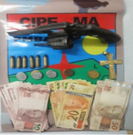 Caema apreende arma de fogo no distrito de Juerana