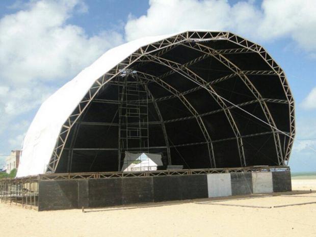 Geospace palco do Carnaval de Mucuri