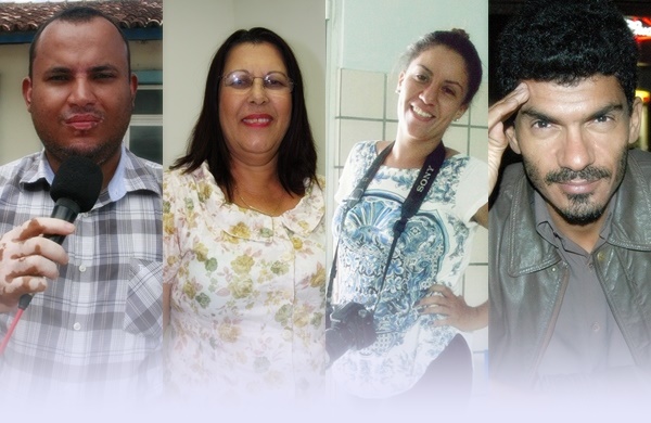 Tyago Ramos, Neuza Brizola, Petrina Nunes e Jotta Mendes