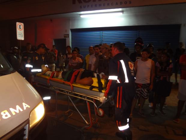 Luzia Rodrigues atingida por carreta no treo da Pao Gostoso (3)