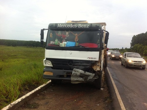 Caminha envolvido no acidente