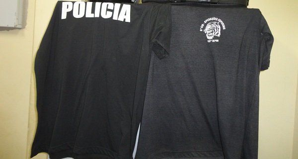 Camisas da Policia Militar