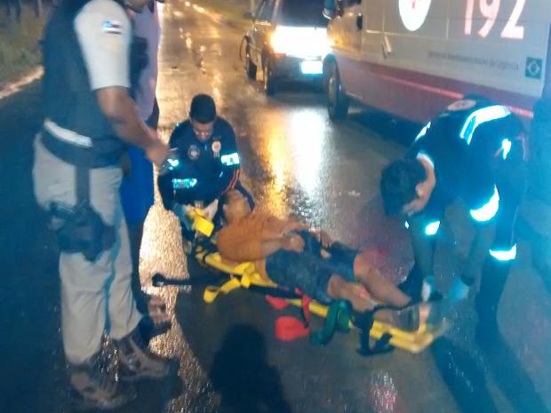 Gilmar Mendes Barbosa motoqueiro ferido em acidente em Medeiros Neto (2)