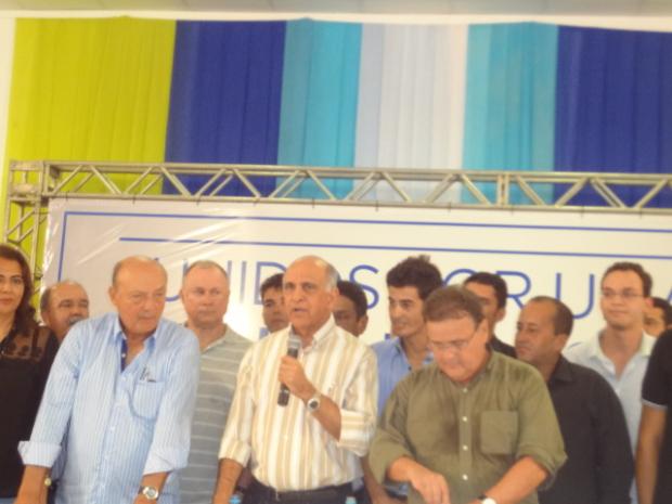 Paulo Souto, Joaci e Geddel em Teixeira de Freitas (54)
