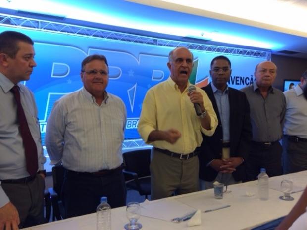 Geddel e Paulo Souto recebe apoio do PRB (1)