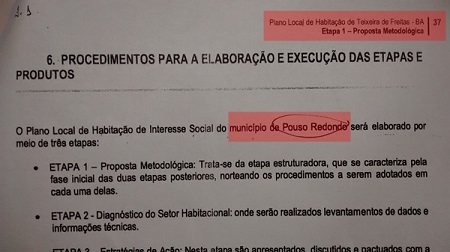 plagio habitacao Pouso Redondo