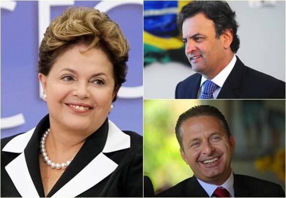Dilma, Aecio e Eduardo