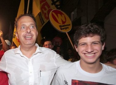 Eduardo Campos e o filho Joao Campos