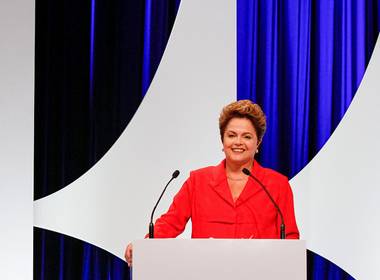 Dilma no debate do SBT
