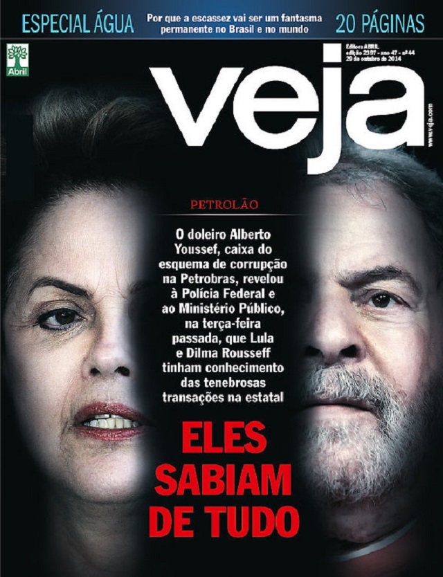 Veja capa Lula e Dilma