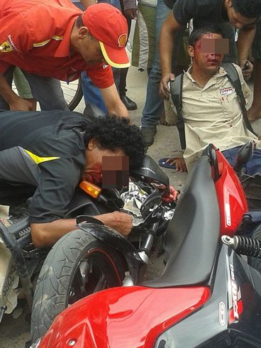 Sargento Dos Santos acidente com moto1