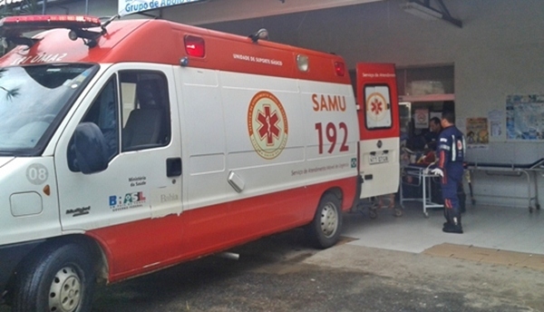 Samu chegando ao HMTF