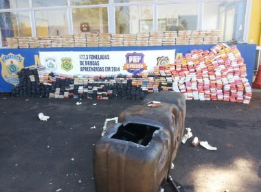 Cocaina apreendida pela PRF