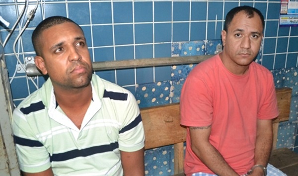 Rodrigo dos Santos Pereira, , e Davi Resente Elias presos pela PRF e Caema