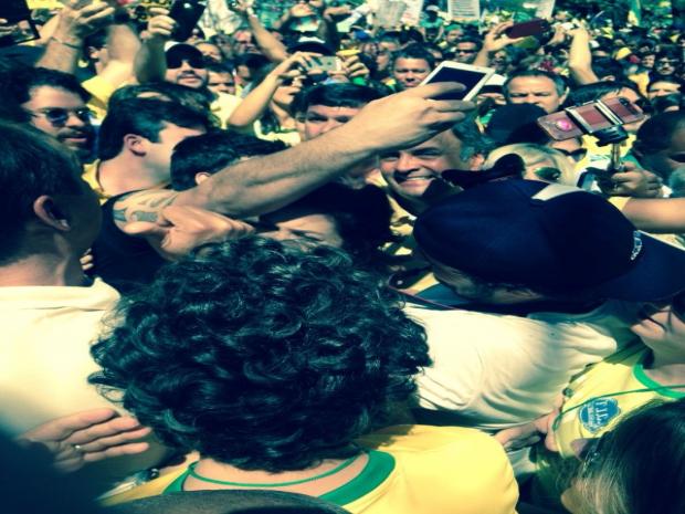 Aecio Neves em Minas