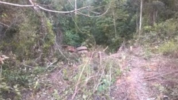 Onibus tombou Alcobaca1