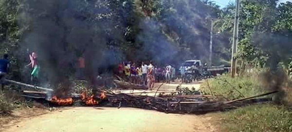 Protesto em Nova Alegria