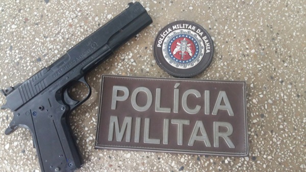 Arma usada em assalto