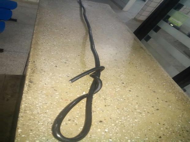 Fio que Reginaldo bateu em Valdenice dos Santos