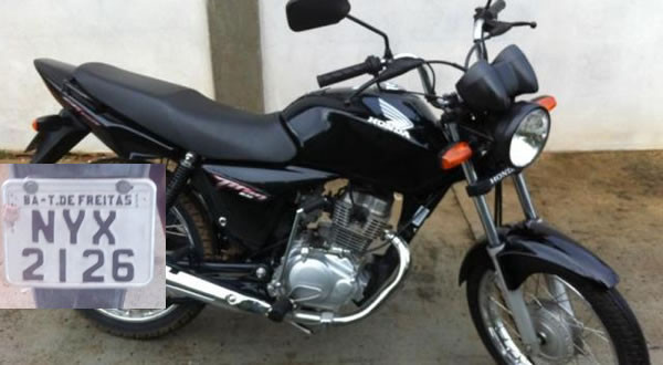 Moto usada em tentativa de homicidio