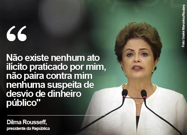 Dilma Rousseff apos anuncio de impeachment
