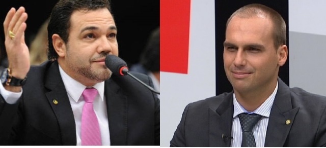 Marco Feliciano e Eduardo Bolsonaro