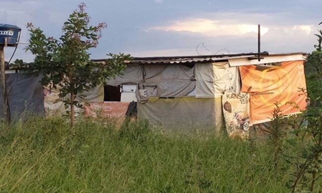 Casa onde menor estava em cativeiro