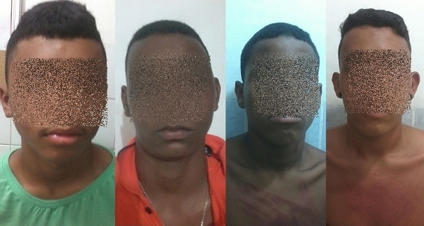 Menores acusados de matar Terence Henrique Luis, o Teo da SAAE