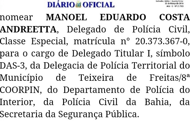 Nomeacao Manoel Andreetta