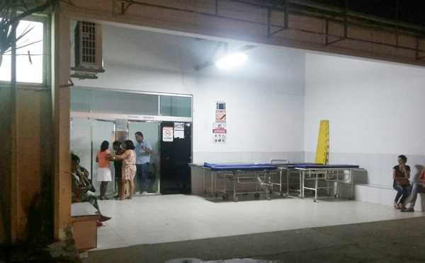 Casal socorrido ao HMTF