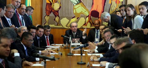 Cunha reuniao impeachment