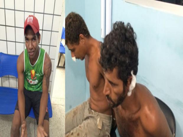 Geraldino Martins Damascena, Elicarlos Martins Oliveira,e Maciel Rodrigues Cruz