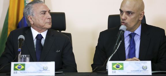 Michel Temer e Alexandre de Moraes