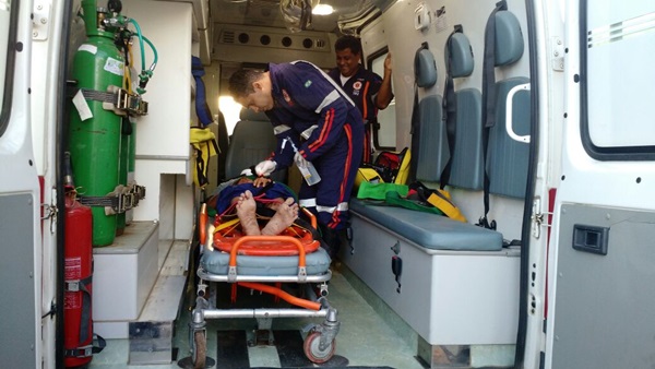 Socorro a idoso atropelado por Mototaxi2