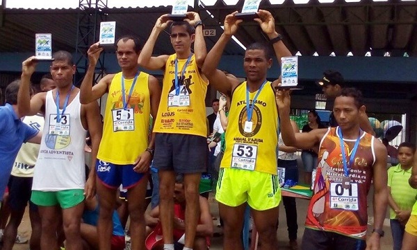 Atletas teixeirenses primeiro lugar